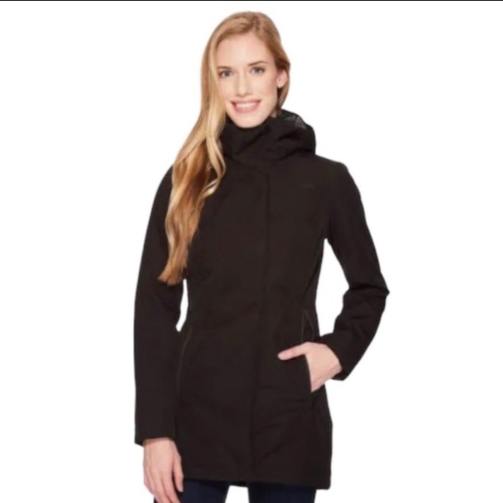 The North Face Black Ancha Hooded Waterproof Parka Women's